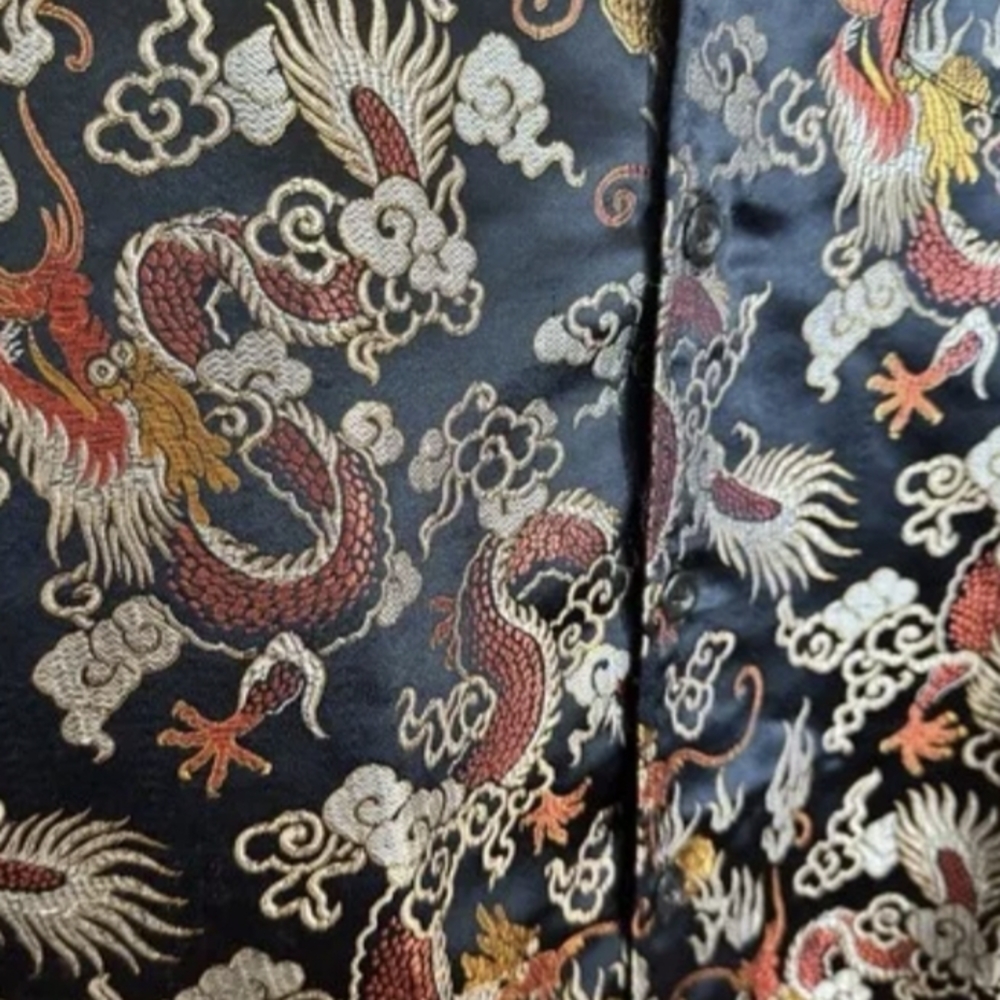 Street Culture Dragon Embroidered Shirt - Picture 3 of 7